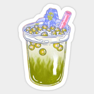 Matcha Bath Sticker